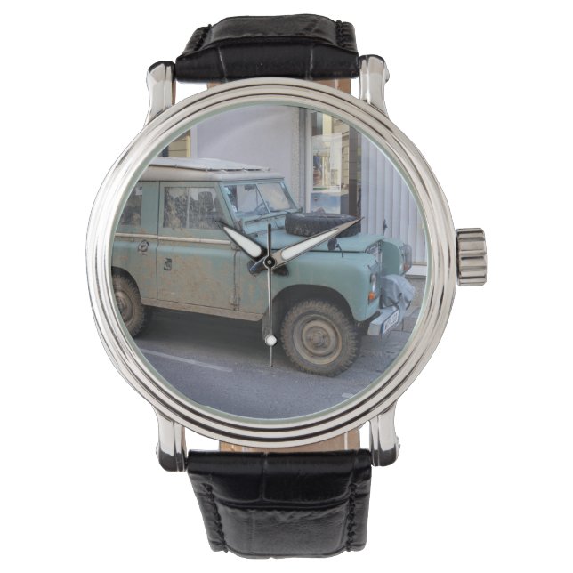 Green Land Rover Watch (Front)