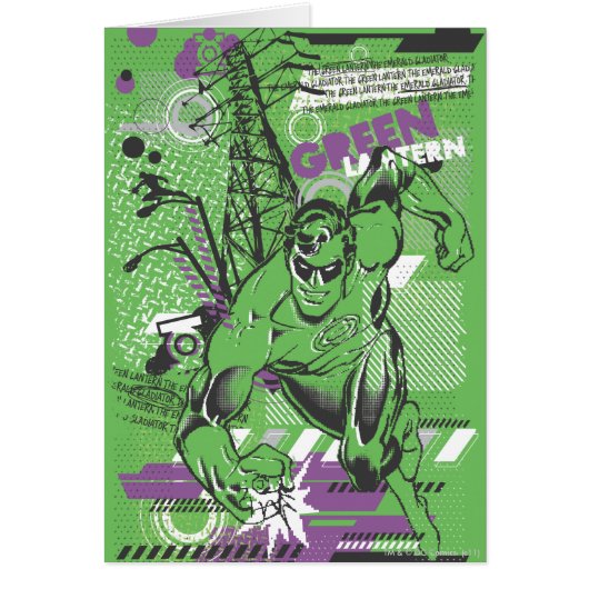 Green Lantern - Absurd Collage Poster Cards (Front)