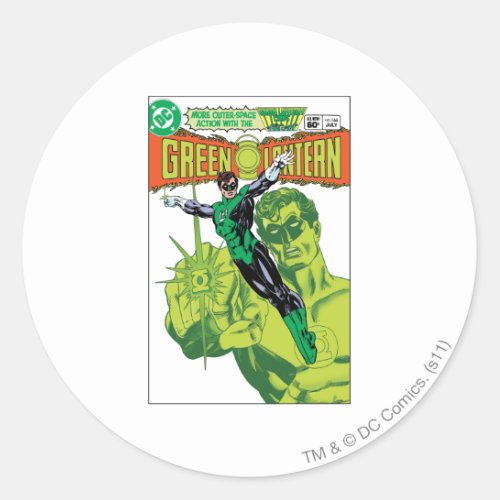 Green Lantern _ Action Comic Cover Classic Round Sticker