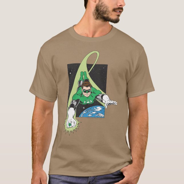 Green Lantern and Earth T-Shirt (Front)