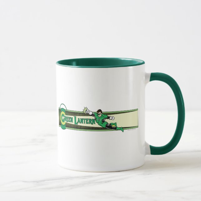 Green Lantern and Logo Mug (Right)