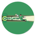 Green Lantern and Logo sticker