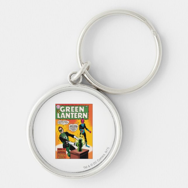 Green Lantern and Sinestro Cover Keychain (Front)