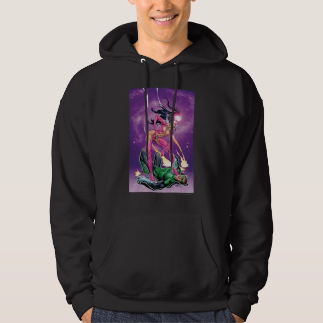 Green Lantern and Star Sapphire - Color Hoodie (Front)