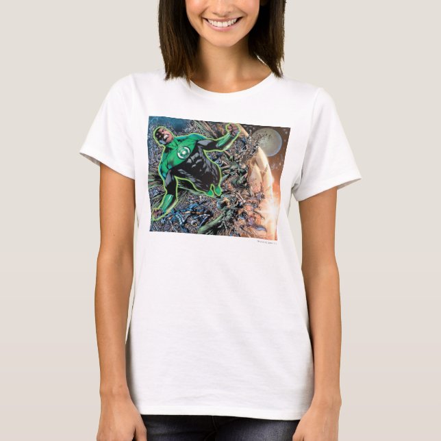 Green Lantern and the Moon T-Shirt (Front)