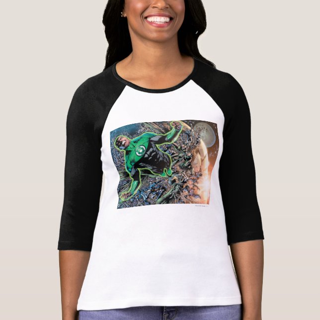 Green Lantern and the Moon T-Shirt (Front)