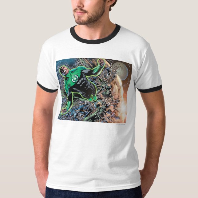 Green Lantern and the Moon T-Shirt (Front)