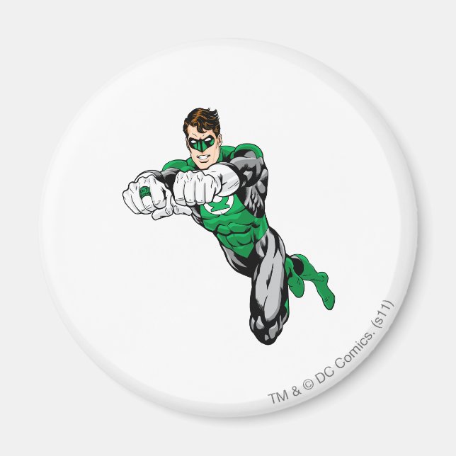Green Lantern - Both arms forward Magnet (Front)