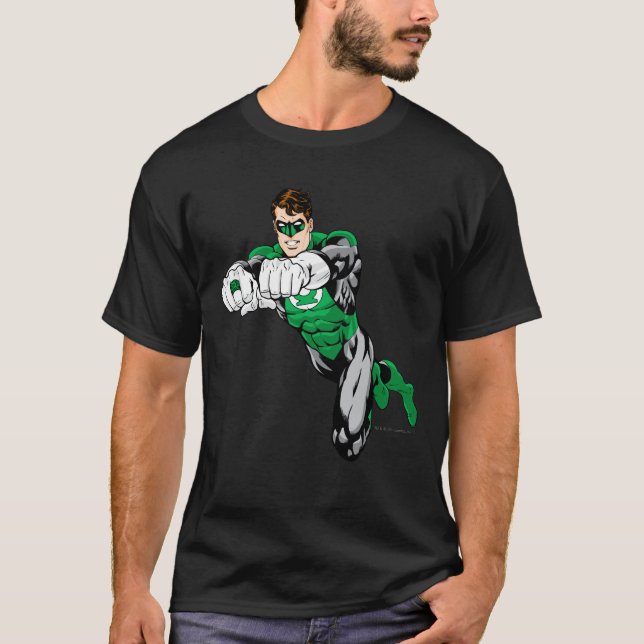 Green Lantern - Both arms forward T-Shirt (Front)