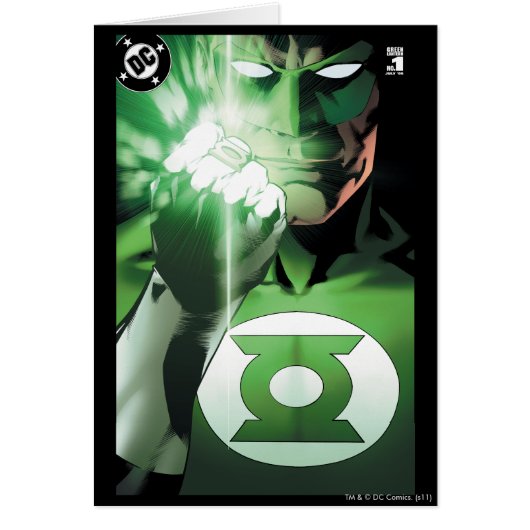 Green Lantern close up cover Cards (Front)