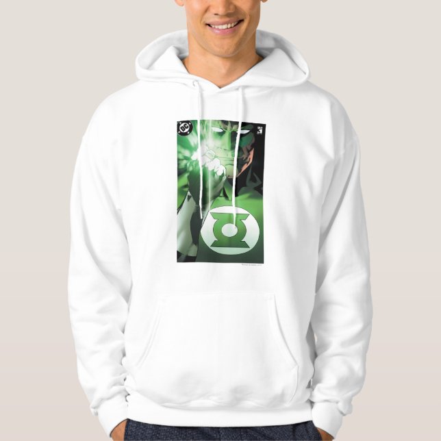 Green Lantern close up cover Hoodie (Front)