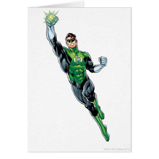 Green Lantern - Comic, Flying Up Cards (Front)