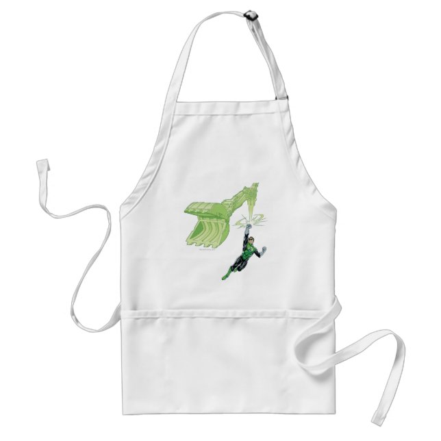 Green Lantern - Comic, with machine Adult Apron (Front)