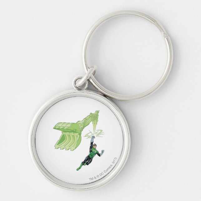 Green Lantern - Comic, with machine Keychain (Front)