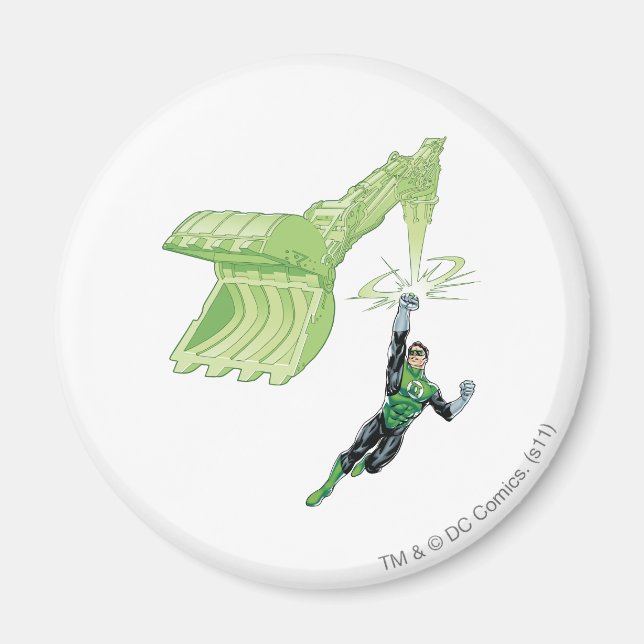 Green Lantern - Comic, with machine Magnet (Front)