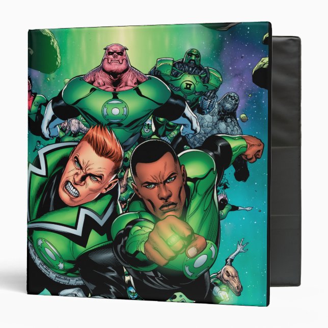 Green Lantern Corps 3 Ring Binder (Front/Inside)