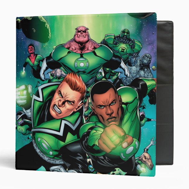 Green Lantern Corps 3 Ring Binder (Front/Inside)