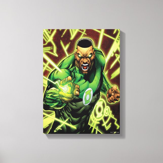 Green Lantern Corps #61 Comic Cover War of GL Canvas Print (Front)