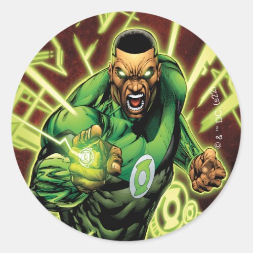 Green Lantern Corps 61 Comic Cover War of GL Classic Round Sticker