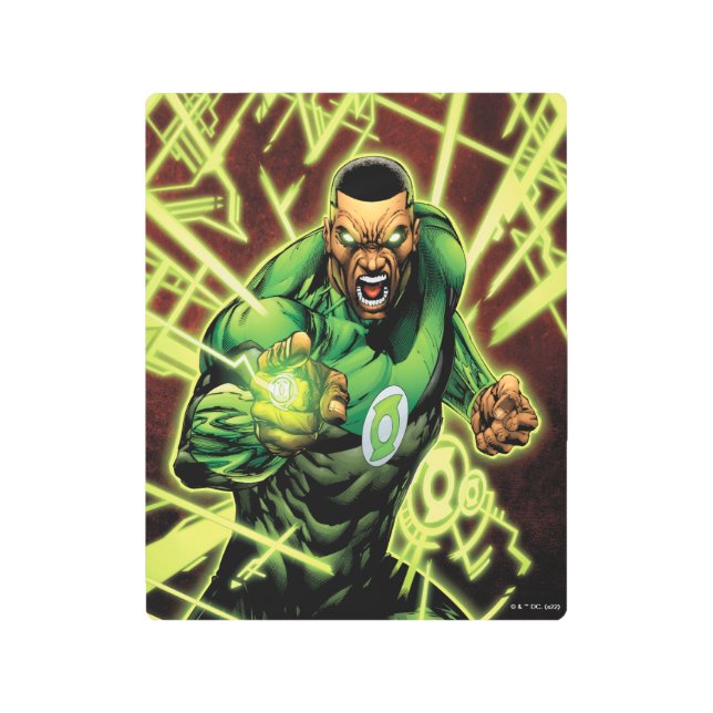 Green Lantern Corps #61 Comic Cover War of GL Metal Print (Front)