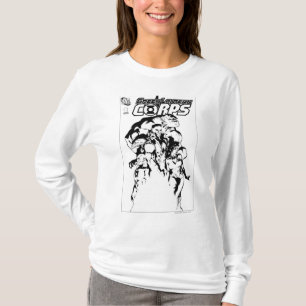 Green Lantern Corps, Black and White T-Shirt