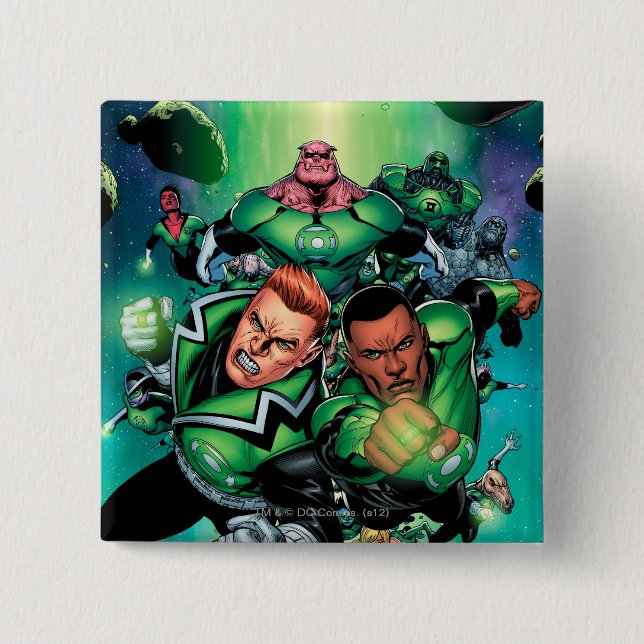 Green Lantern Corps Pinback Button (Front)