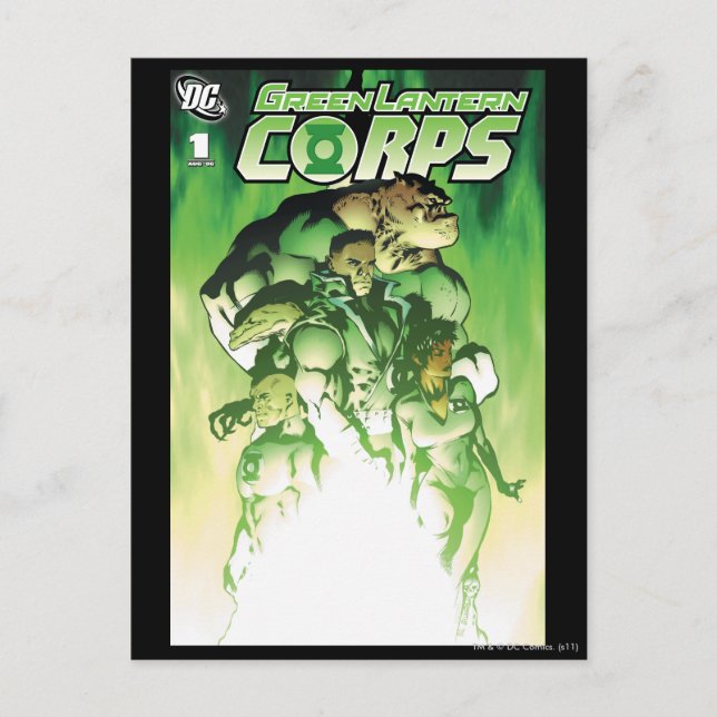 Green Lantern Corps Postcard (Front)