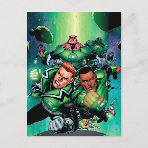 Green Lantern Corps Postcard