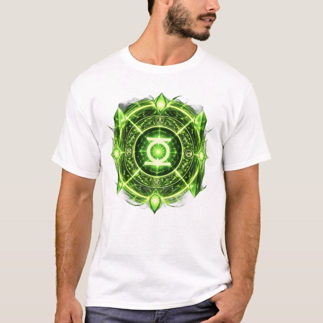 Green lantern & Dr. Strange  T-Shirt (Front)