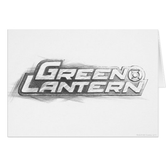 Green Lantern Drawing Cards (Front Horizontal)