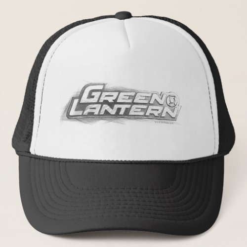Green Lantern Drawing Trucker Hat