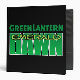 Green Lantern - Emerald Dawn Logo 3 Ring Binder