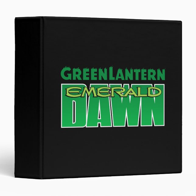 Green Lantern - Emerald Dawn Logo Binder (Front/Spine)