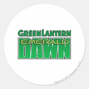 Green Lantern - Emerald Dawn Logo Classic Round Sticker