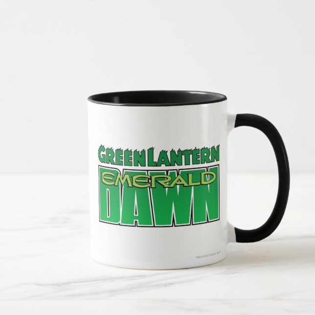 Green Lantern - Emerald Dawn Logo Mug (Right)
