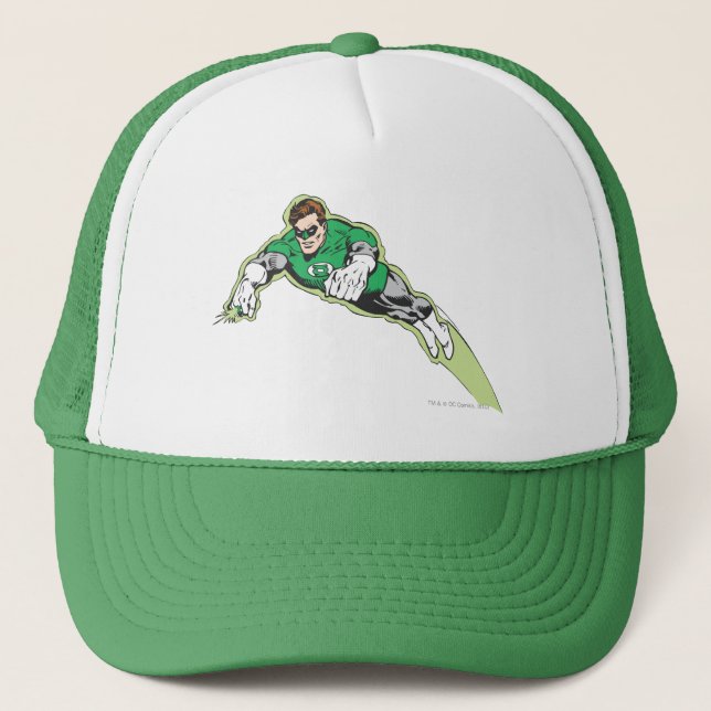Green Lantern Energy Beam Trucker Hat (Front)