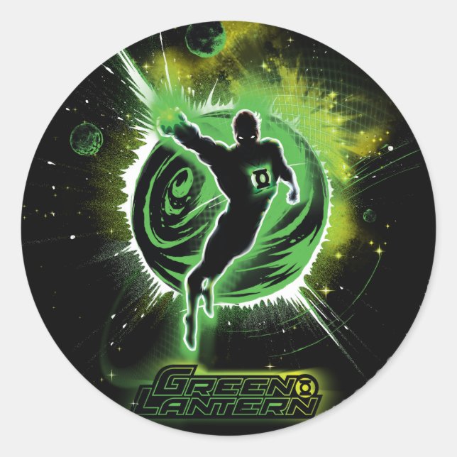 Green Lantern - EO Classic Round Sticker (Front)
