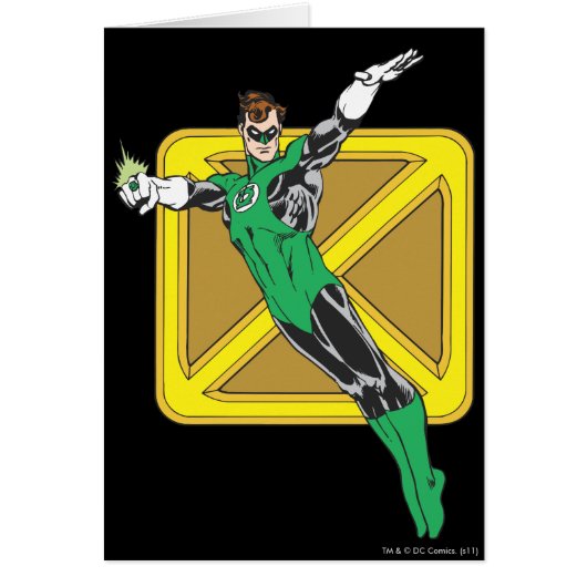 Green Lantern Extends Arms Cards (Front)