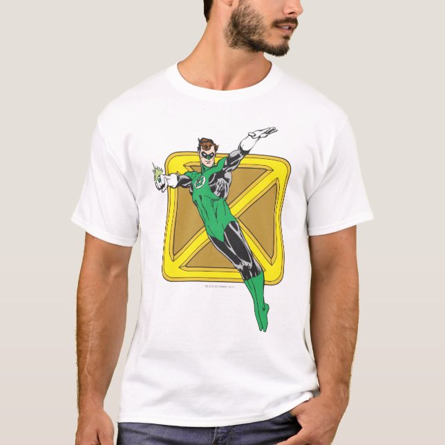 Green Lantern Extends Arms T-Shirt (Front)