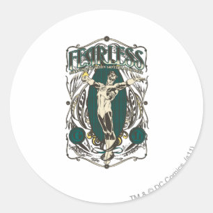 Green Lantern - "Fearless" Poster Classic Round Sticker