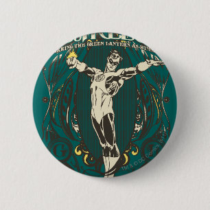 Green Lantern - "Fearless" Poster Pinback Button