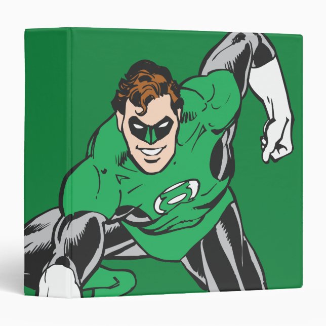 Green Lantern Fight 3 Ring Binder (Front/Spine)