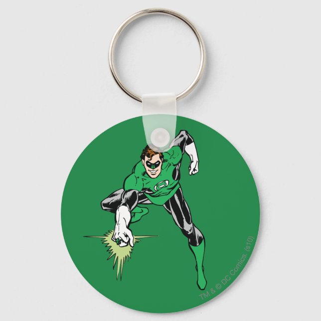Green Lantern Fight Keychain (Front)