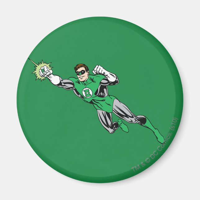 Green Lantern Fly Left 2 Magnet (Front)
