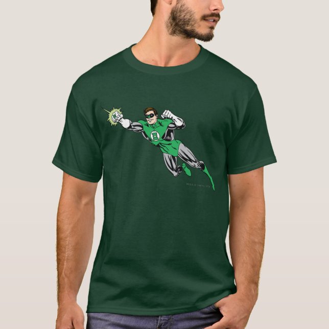 Green Lantern Fly Left 2 T-Shirt (Front)