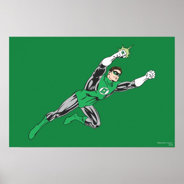 Green Lantern Fly Right Poster (Front)