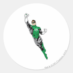 Green Lantern - Flying Up Classic Round Sticker