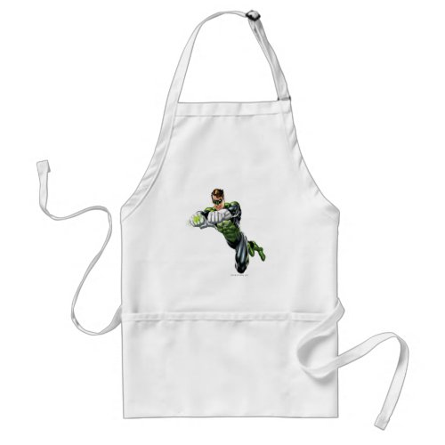 Green Lantern _ Fully Rendered  Both arms forward Adult Apron