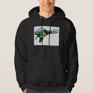 Green Lantern - Fully Rendered, Flying Right Hoodie