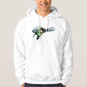 Green Lantern - Fully Rendered, Flying Right Hoodie